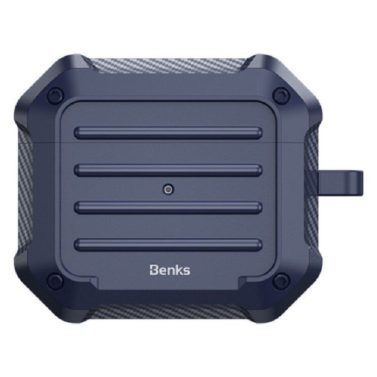 Захисний чохол BENKS Protective Case для Apple AirPods 3 - Navy Blue: фото 1 з 6