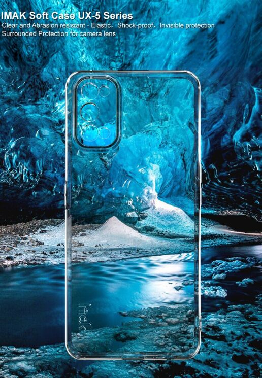Силиконовый чехол IMAK UX-5 Series для Realme 7 Pro - Transparent: фото 5 из 14