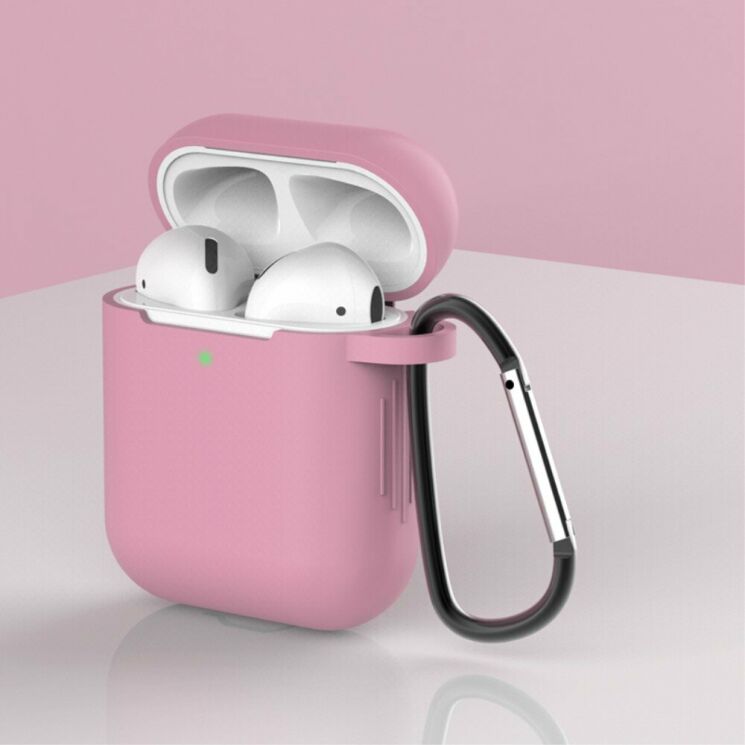Силиконовый чехол UniCase Protective Case для Apple AirPods 1 / 2 - Pink: фото 1 из 9