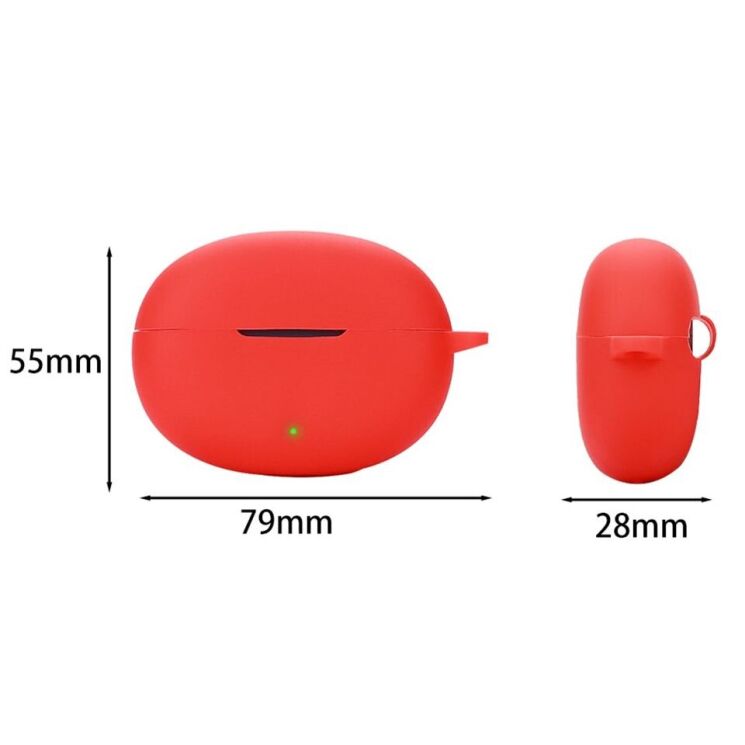 Силиконовый чехол UniCase Protective Color для Realme Buds Air 6 - White: фото 3 из 3