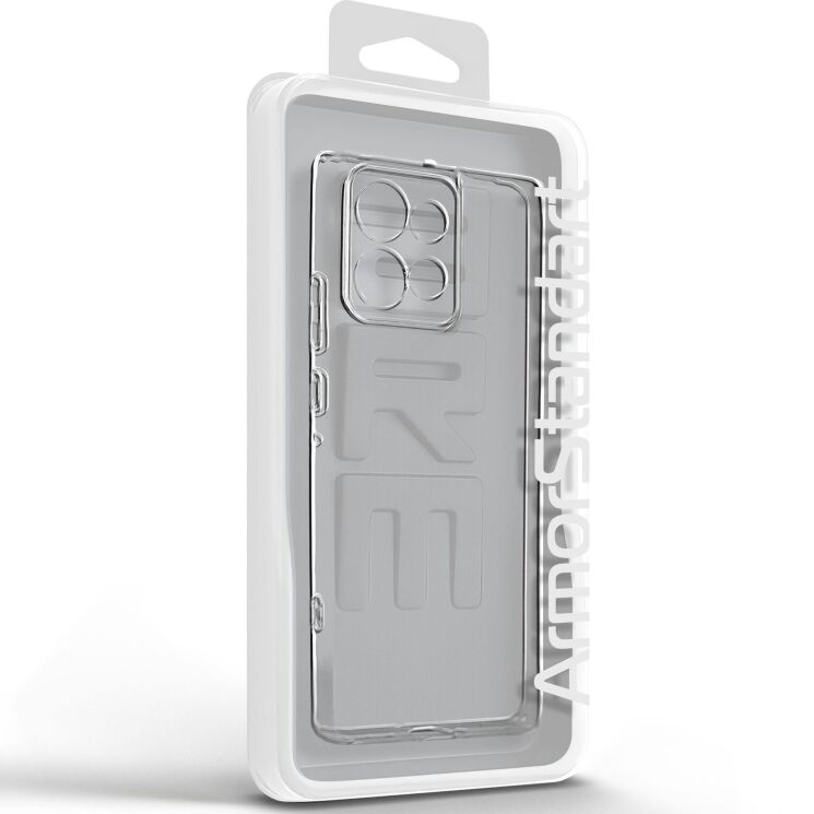 Силиконовый (TPU) чехол ArmorStandart Air Series для Motorola Edge 50 - Clear: фото 2 из 6