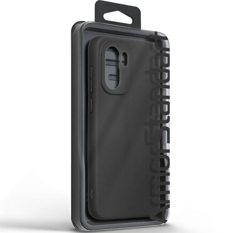 Силиконовый (TPU) чехол ArmorStandart Matte Slim Fit для OnePlus 15R - Black: фото 3 из 5