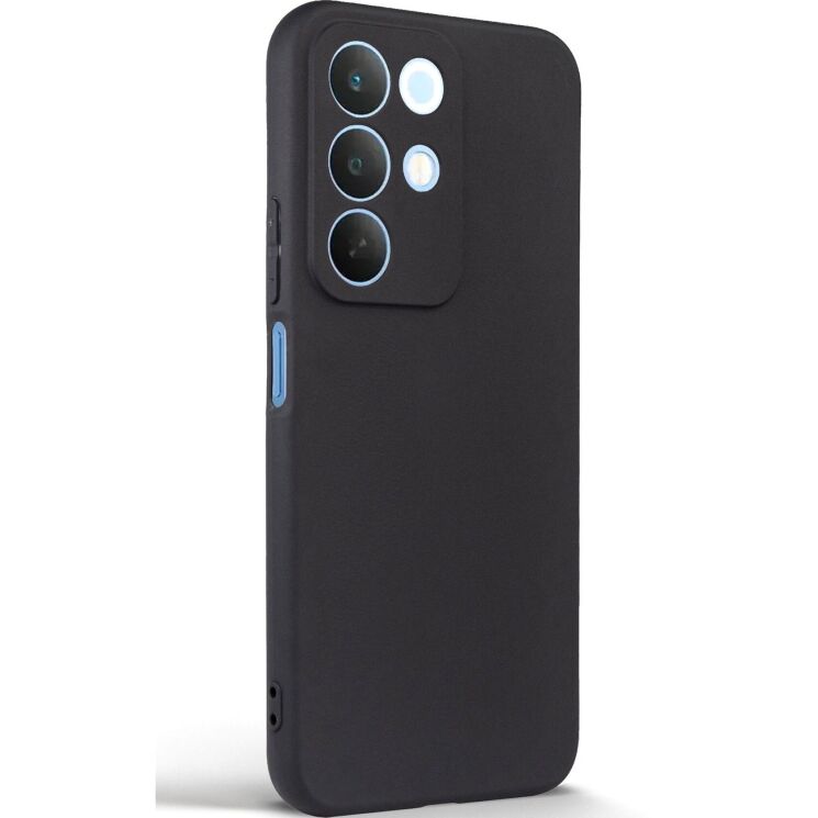 Силиконовый (TPU) чехол ArmorStandart Matte Slim Fit для Realme C85 - Black: фото 2 из 5