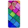 Силиконовый (TPU) чехол Deexe Life Style для Motorola Moto G9 Play / Moto E7 Plus - Squares (250328C)