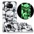 Силиконовый (TPU) чехол Deexe LumiCase для Xiaomi Poco X3 / Poco X3 Pro - Cool Skulls: фото 1 из 4