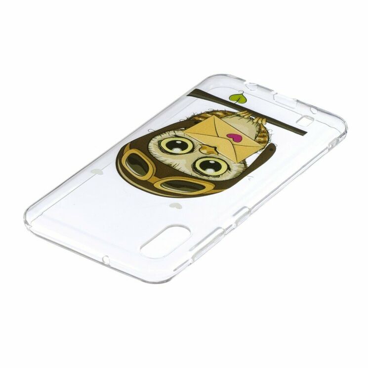 Силиконовый (TPU) чехол Deexe Pretty Glossy для Samsung Galaxy M10 (M105) - Adorable Owl: фото 4 из 8