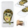 Силиконовый (TPU) чехол Deexe Pretty Glossy для Samsung Galaxy M10 (M105) - Adorable Owl (215707F)