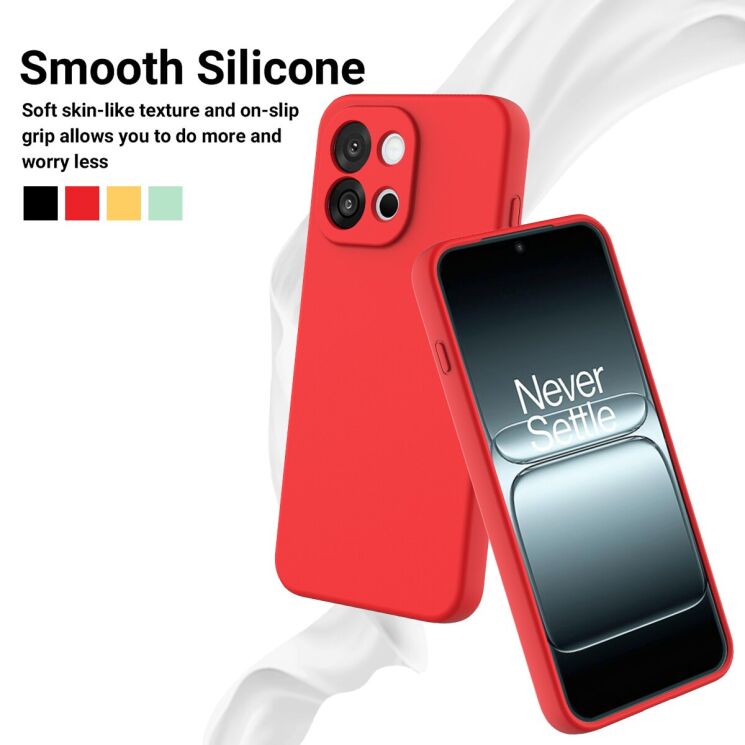 Силіконовий (TPU) чохол Deexe Silicone Case для OnePlus Nord 6 - Green: фото 4 з 9