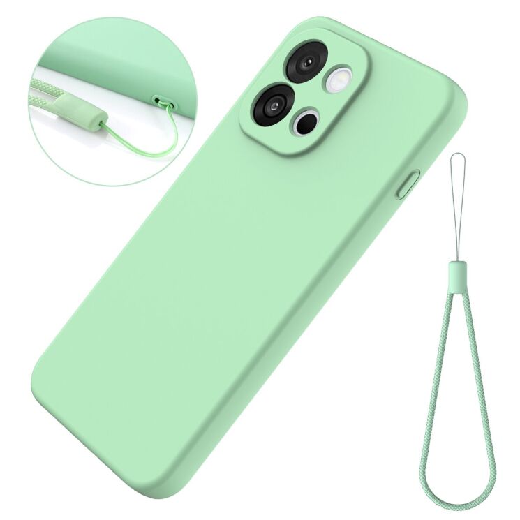 Силіконовий (TPU) чохол Deexe Silicone Case для OnePlus Nord 6 - Green: фото 8 з 9