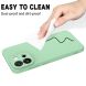 Силіконовий (TPU) чохол Deexe Silicone Case для OnePlus Nord 6 - Green (411908G). Фото 9 з 9