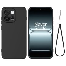 Силіконовий (TPU) чохол Deexe Silicone Case для OnePlus Nord 6 - Black: фото 1 з 9