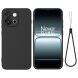 Силиконовый (TPU) чехол Deexe Silicone Case для OnePlus Nord 6 - Black (411908B). Фото 1 из 9