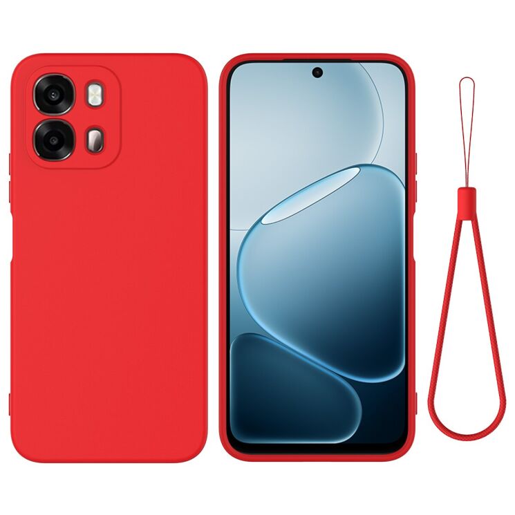 Силиконовый (TPU) чехол Deexe Silicone Case для OPPO A6s / A6 - Red: фото 1 из 9
