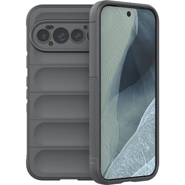 Силиконовый (TPU) чехол Deexe Terra Case для Google Pixel 11 Pro - Dark Grey: фото 1 из 4