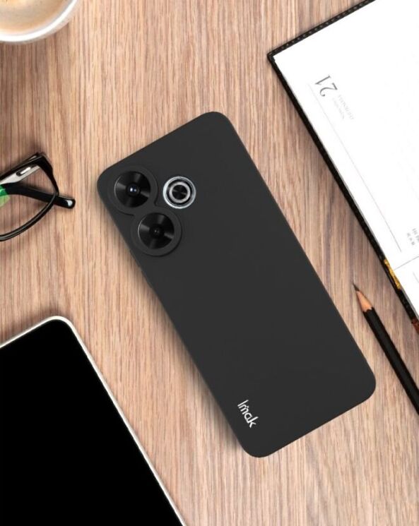 Силиконовый (TPU) чехол IMAK UC-3 Series для Xiaomi Redmi 13 - Black: фото 9 из 10