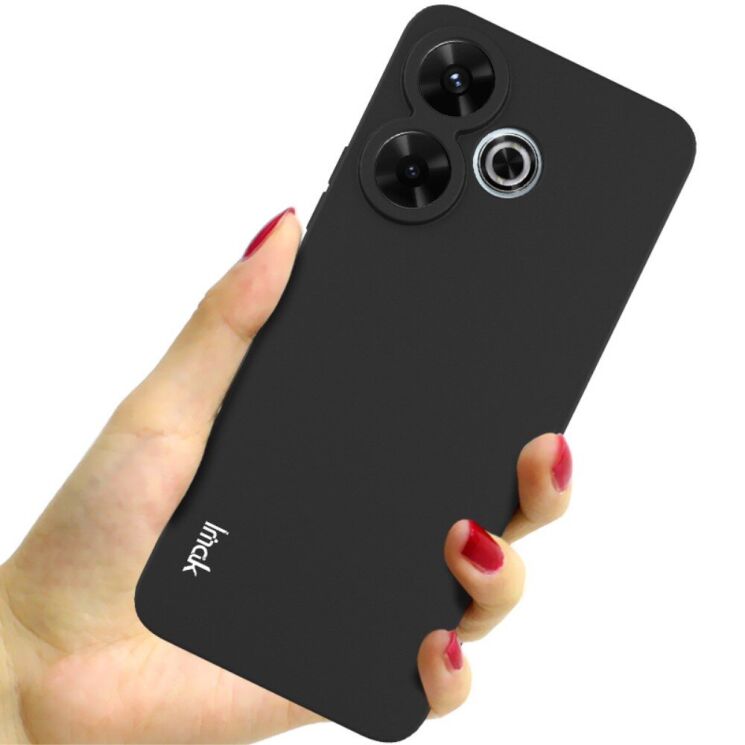 Силиконовый (TPU) чехол IMAK UC-3 Series для Xiaomi Redmi 13 - Black: фото 5 из 10