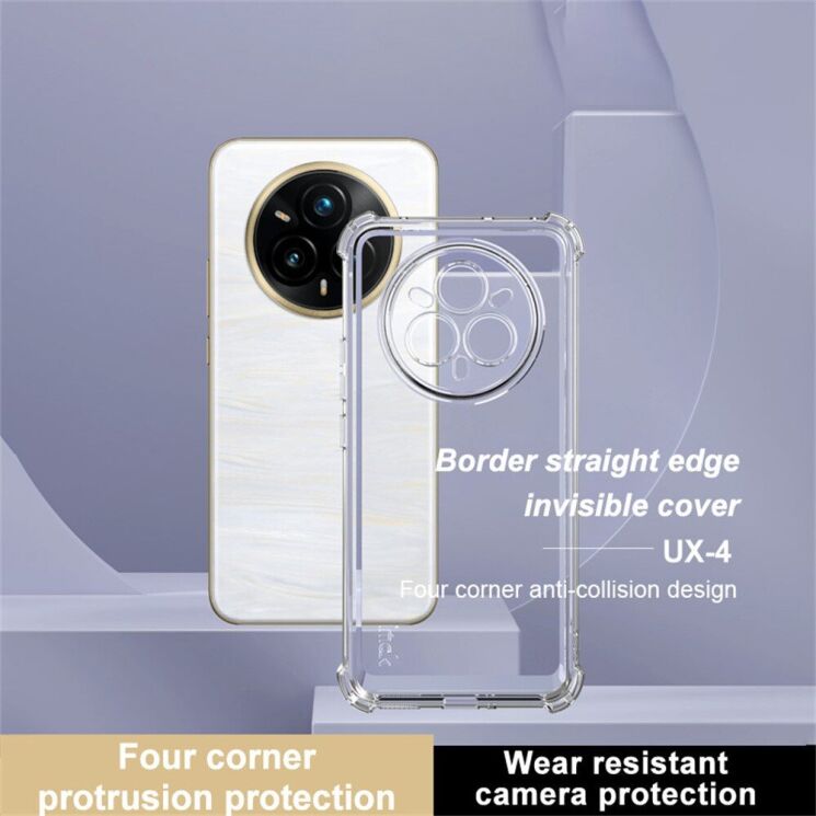 Силиконовый (TPU) чехол IMAK UX-4 Series для Realme 14 Pro Plus - Transparent: фото 3 из 12