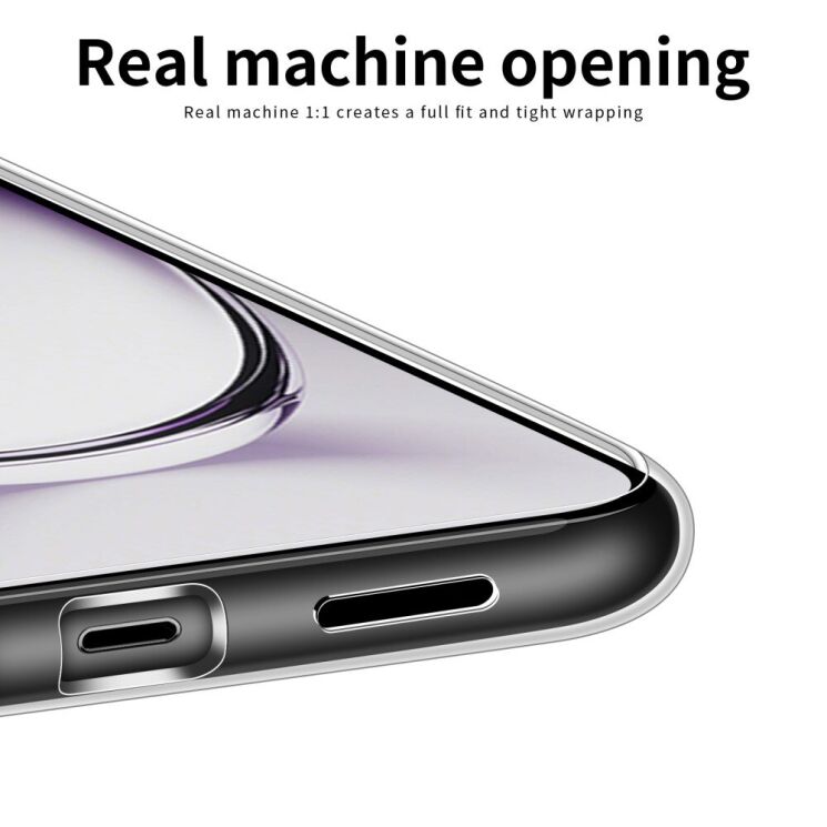 Силиконовый (TPU) чехол MOFI Thin Guard для OPPO Reno 12 - Transparent: фото 9 из 11