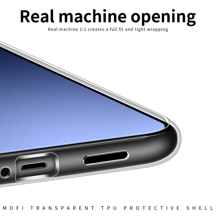 Силиконовый (TPU) чехол MOFI Thin Guard для Xiaomi 17T - Transparent: фото 7 из 9