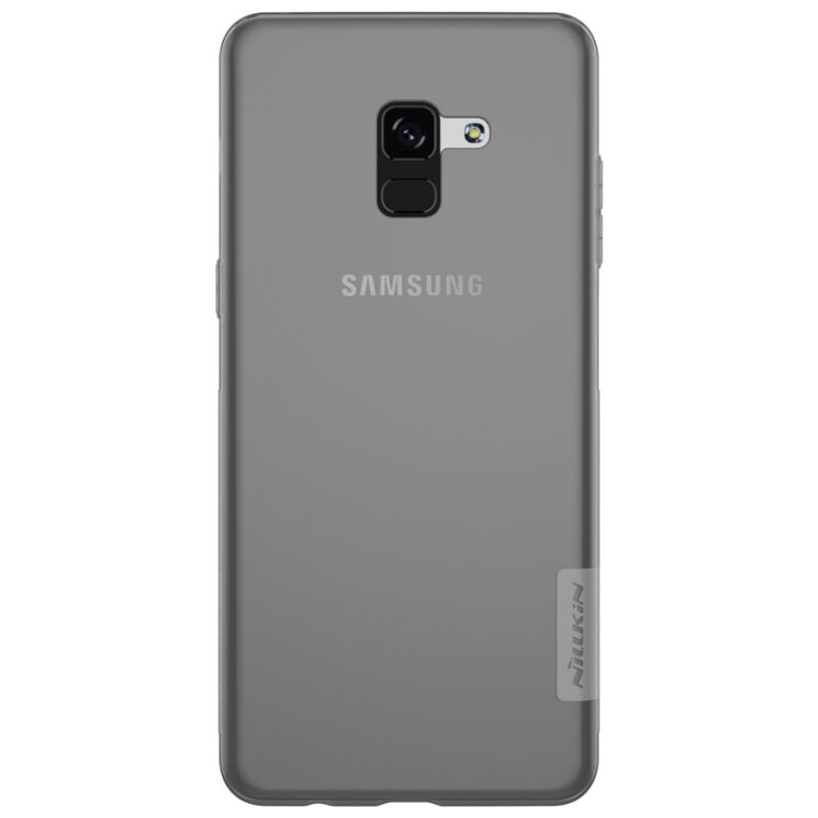 Силіконовий (TPU) чохол NILLKIN Nature для Samsung Galaxy A8 + 2018 (A730) - Grey: фото 3 з 13