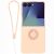 Силиконовый (TPU) чехол с кольцом Deexe Color Shell (FF) для Samsung Galaxy Flip 8 - Pink: фото 1 из 5