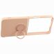 Силиконовый (TPU) чехол с кольцом Deexe Color Shell (FF) для Samsung Galaxy Flip 8 - Pink (423529P). Фото 3 из 5