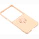 Силиконовый (TPU) чехол с кольцом Deexe Color Shell (FF) для Samsung Galaxy Flip 8 - Pink (423529P). Фото 4 из 5