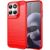 Силиконовый (TPU) чехол UniCase Carbon для Motorola Moto G77 - Red: фото 1 из 8
