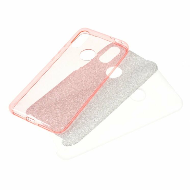 Силиконовый (TPU) чехол UniCase Glitter Cover для Xiaomi Redmi 7 - Pink: фото 4 из 4