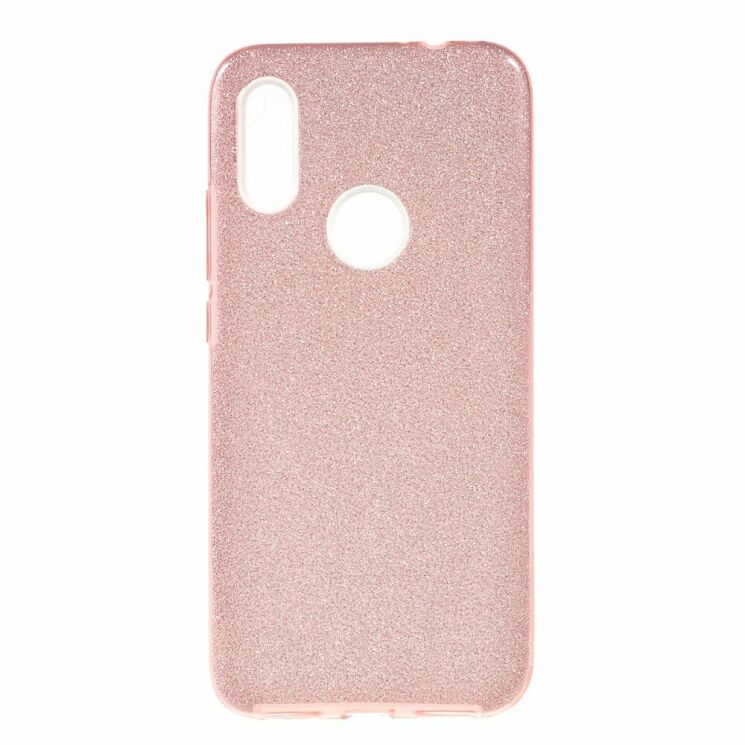 Силиконовый (TPU) чехол UniCase Glitter Cover для Xiaomi Redmi 7 - Pink: фото 1 из 4