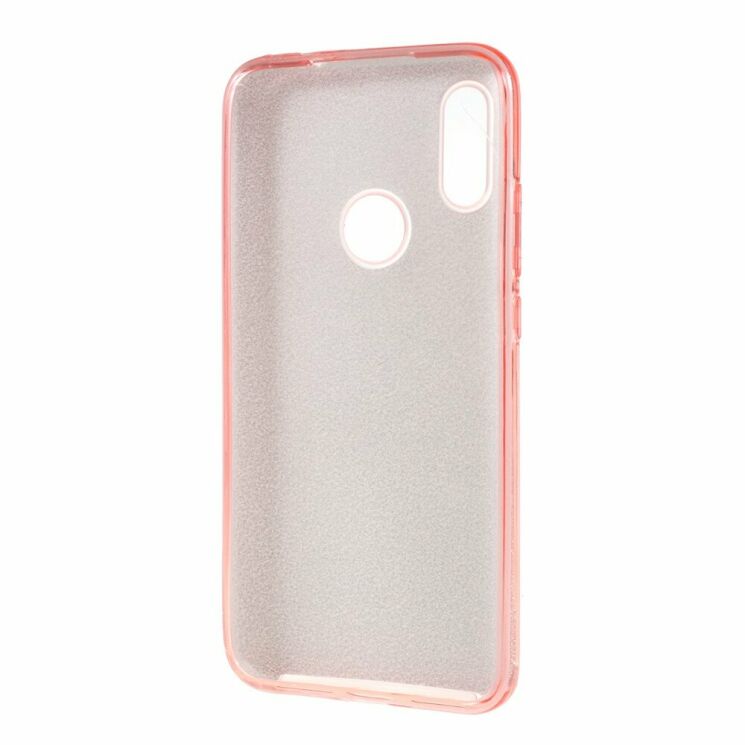 Силиконовый (TPU) чехол UniCase Glitter Cover для Xiaomi Redmi 7 - Pink: фото 3 из 4
