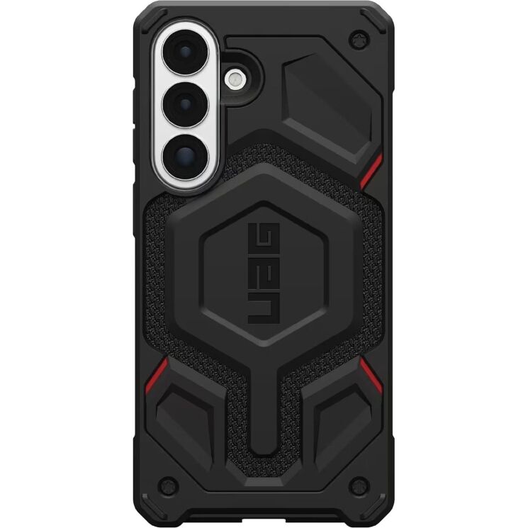 Ударостійкий чохол URBAN ARMOR GEAR (UAG) Monarch Pro Kevlar MagSafe для Samsung Galaxy S26 Plus (S947) 214514113940 - Kevlar Black: фото 1 з 10