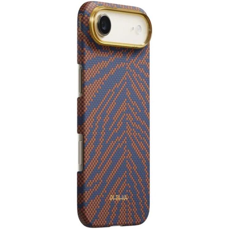 Ультратонкий чохол Pitaka Edge Case Breath of Veins для iPhone Air (BV1701A) - Burning Orange: фото 2 з 9