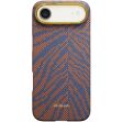 Ультратонкий чохол Pitaka Edge Case Breath of Veins для iPhone Air (BV1701A) - Burning Orange (390871O)