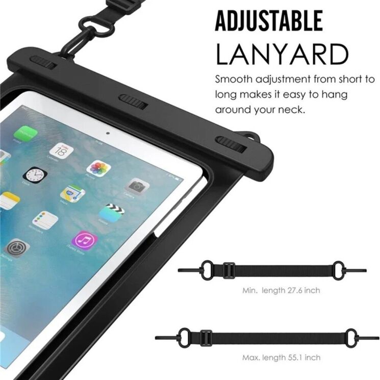 Влагозащитный чехол Deexe Tablet Drybag - Sapphire: фото 2 из 7