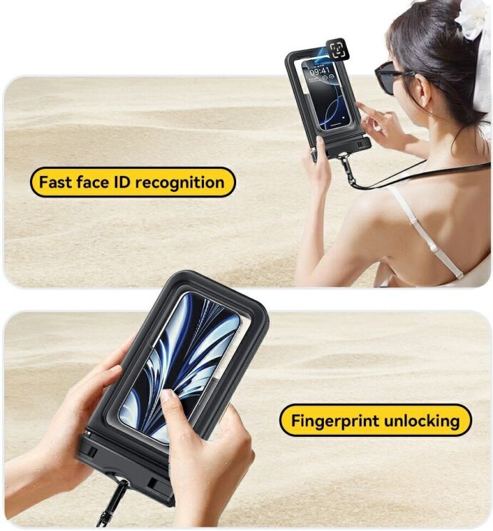 Вологозахисний чохол ESSAGER Dual Pocke - Black: фото 8 з 10