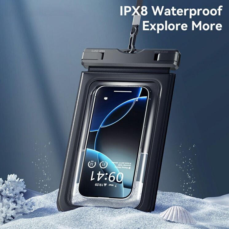 Вологозахисний чохол ESSAGER Dual Pocke - Black: фото 5 з 10