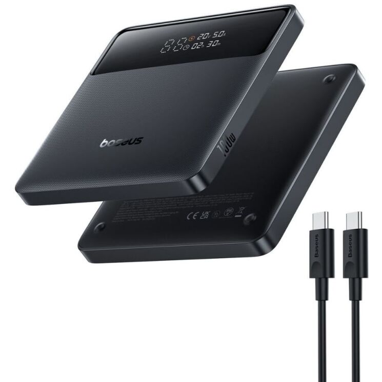 Внешний аккумулятор Baseus Blade H1 100W (20000mAh) PPBLD100HD - Black (995802B) Внешний аккумулятор Baseus Blade H1 100W (20000mAh) PPBLD100HD - Black: фото 2 из 24