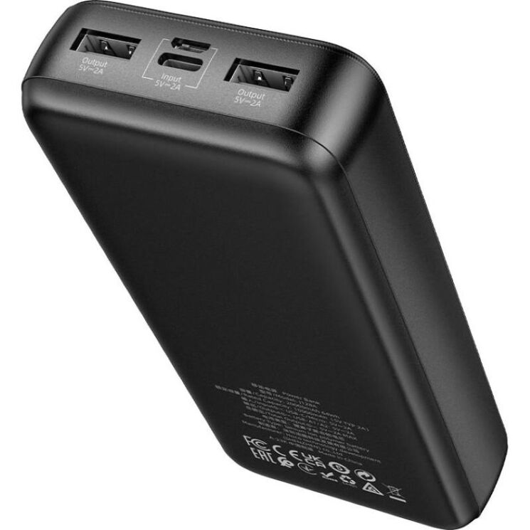 Внешний аккумулятор Hoco J128A 10W (20000mAh) - Black: фото 2 из 5