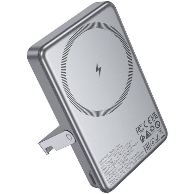 Внешний аккумулятор Hoco Q36A 20W (10000mAh) - Gray: фото 3 из 6