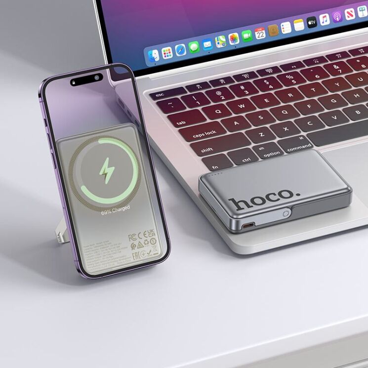 Внешний аккумулятор Hoco Q36A 20W (10000mAh) - Gray: фото 6 из 6