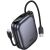 Внешний аккумулятор HOCO Q49 Peak PD20W (10000mAh) + кабель Type-C + Lightning - Metal Gray: фото 1 из 7