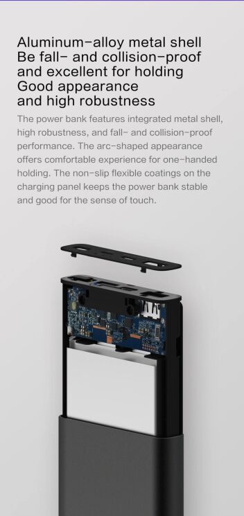 Внешний аккумулятор Xiaomi ZMI Wireless Charging 10000mAh (WPB100) - Black: фото 8 из 10