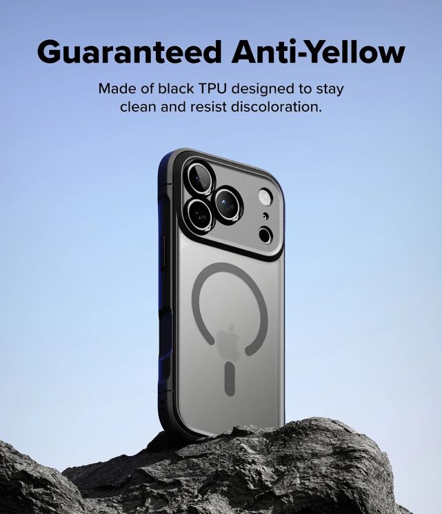Защитный чехол Ringke Fusion Bold MagSafe для iPhone 18 Pro Max / 17 Pro Max (8800380461666) - Matte Black (423981MB) Защитный чехол Ringke Fusion Bold MagSafe для iPhone 18 Pro Max / 17 Pro Max (8800380461666) - Matte Black: фото 11 из 22