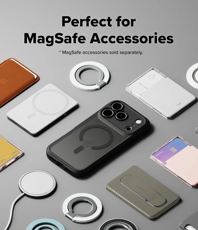 Защитный чехол Ringke Fusion Bold MagSafe для iPhone 18 Pro Max / 17 Pro Max (8800380461666) - Matte Black (423981MB) Защитный чехол Ringke Fusion Bold MagSafe для iPhone 18 Pro Max / 17 Pro Max (8800380461666) - Matte Black: фото 8 из 22