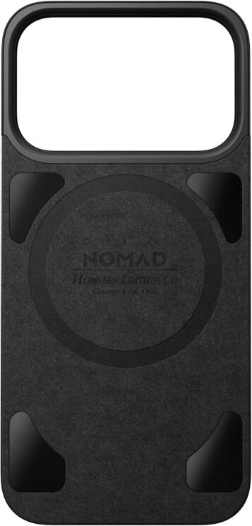 Защитная накладка Nomad Mag Leather Back для iPhone 17 Pro (NM014414858) - Black: фото 5 из 9