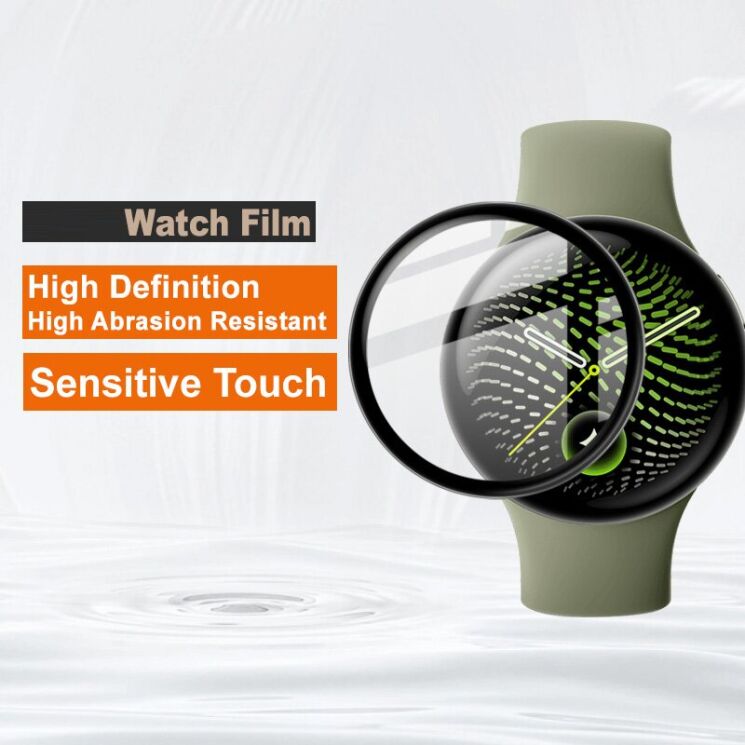 Защитная пленка IMAK Watch Film для Google Pixel Watch 5 (41mm) - Black: фото 3 из 9