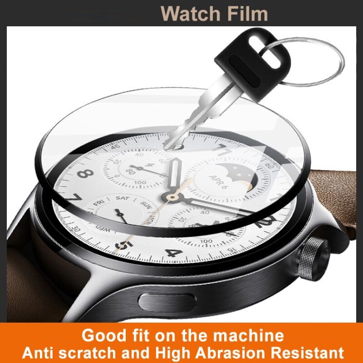 Защитная пленка IMAK Watch Film для Google Pixel Watch 5 (41mm) - Black: фото 6 из 9