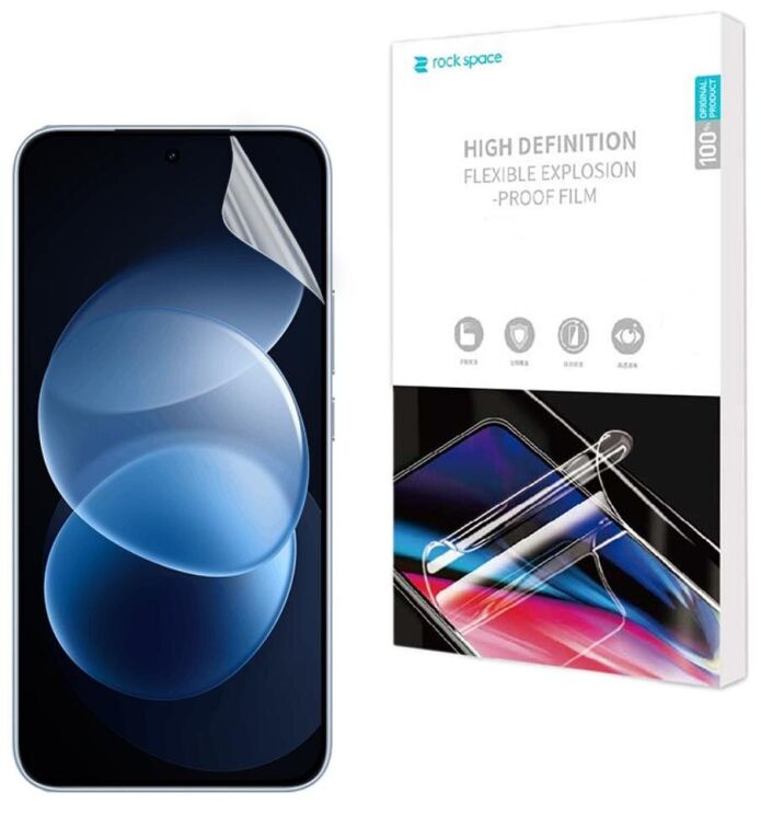 Защитная пленка на экран RockSpace Explosion-Proof SuperClear для Xiaomi Redmi Note 17 Pro: фото 1 из 10