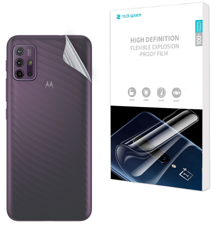 Захисна плівка на задню панель RockSpace Explosion-Proof SuperClear для Motorola Moto G10 / Moto G20 / Moto G30: фото 1 з 9